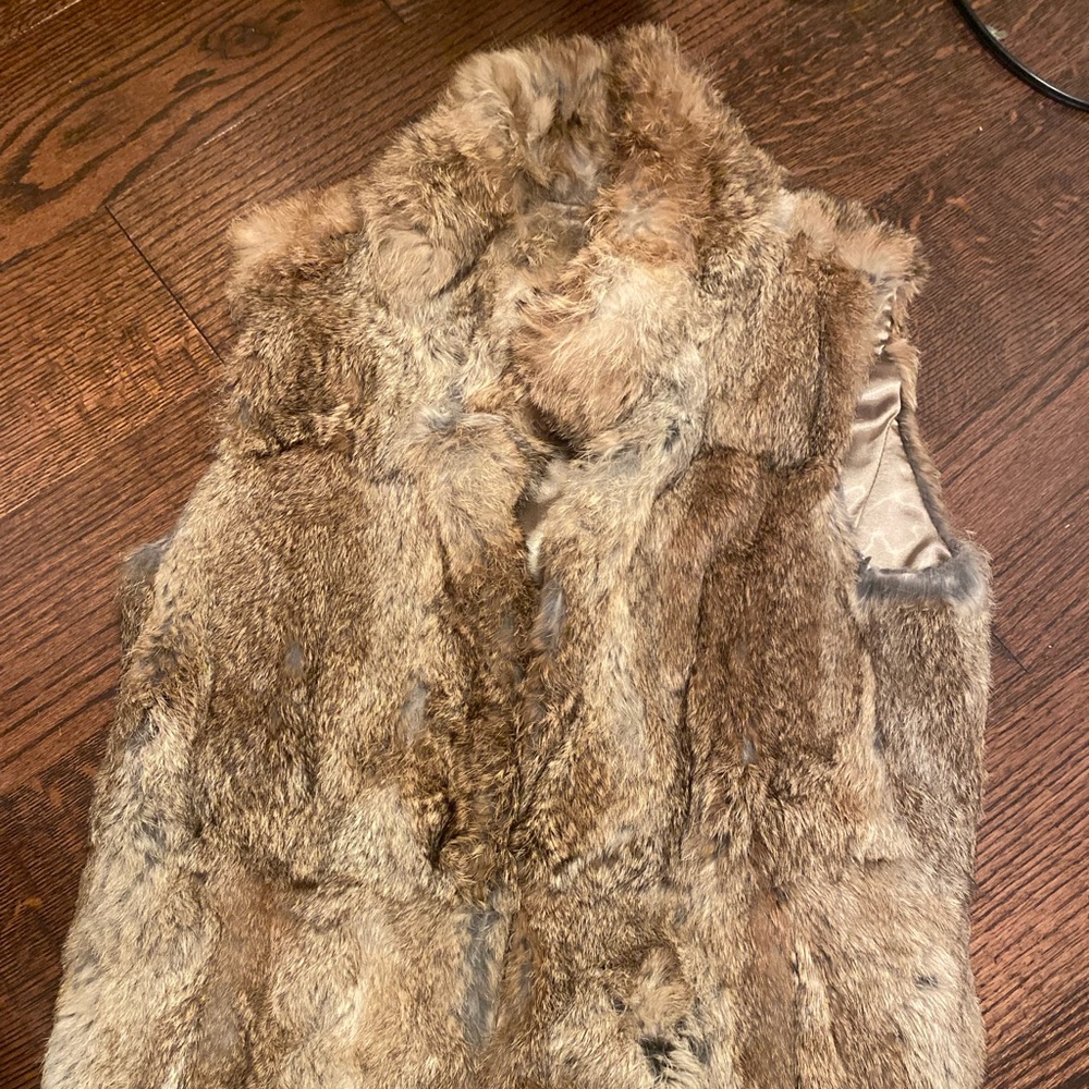 Michael Kors rabbit vest